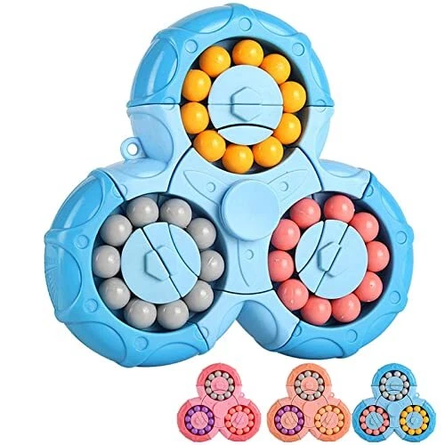 Magic Bean Cube Rotatif – Puzzle créatif en Forme de Cube de Doigt Jouet éduc...