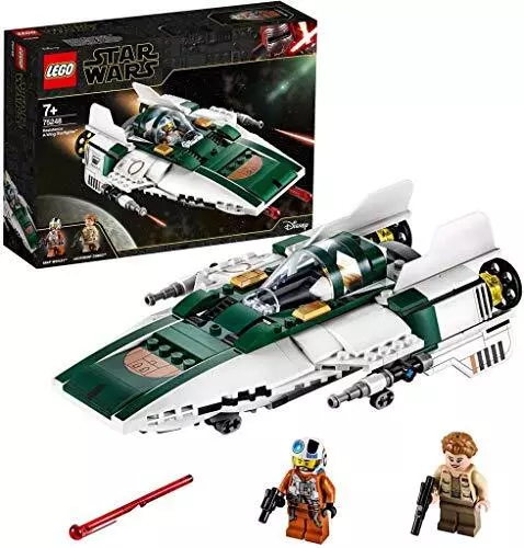 LEGO Star Wars Resistance A-Wing Starfighter Battle Starship Building Set  75248