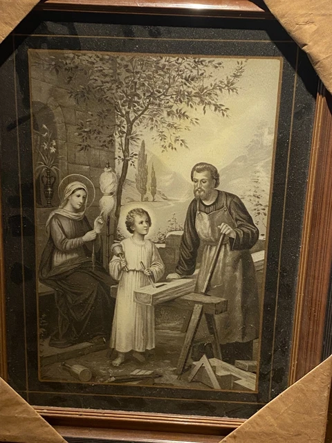 altes heiligen Bild (Die heilige Familie)