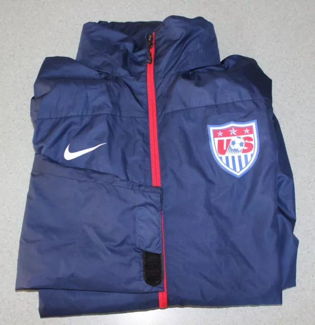 Nike Storm-Fit Jacket with US Soccer Crest Navy Men's L in Excellent Condition