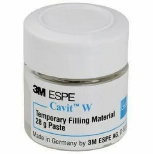 3M ESPE 44130 Cavit W Self Cure Temporary Filling Material Medium White 28 g Jar