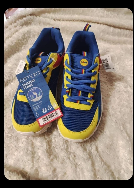 Paire De Baskets Sneakers Lidl édition Limitée - Pointure 43 (UK 9) - Bleu, Tissu - Occasion
