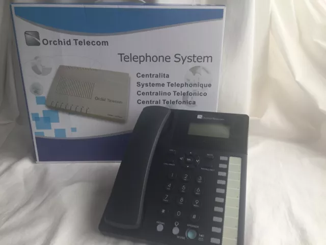 ORCHID PBX 416+ TELEPHONE  SYSTEM with 1 X Fixed Phone XL220