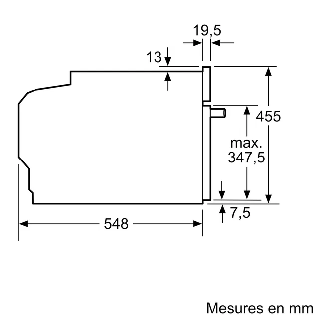 Bosch Four combiné mo intégrable 45l blanc 6