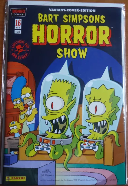 PANINI COMICS "Bart Simpsons Horror Show 16" VARIANTCOVER Edition DEUTSCH