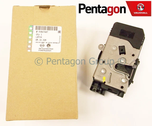 GENUINE VAUXHALL VIVARO B Renault Trafic 15> LH Back Door Lock Latch