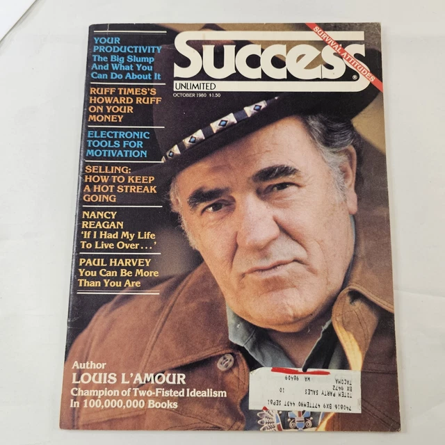 SUCCESS UNLIMITED MAGAZINE October 1980 Howard Ruff Nancy Reagan Paul ...