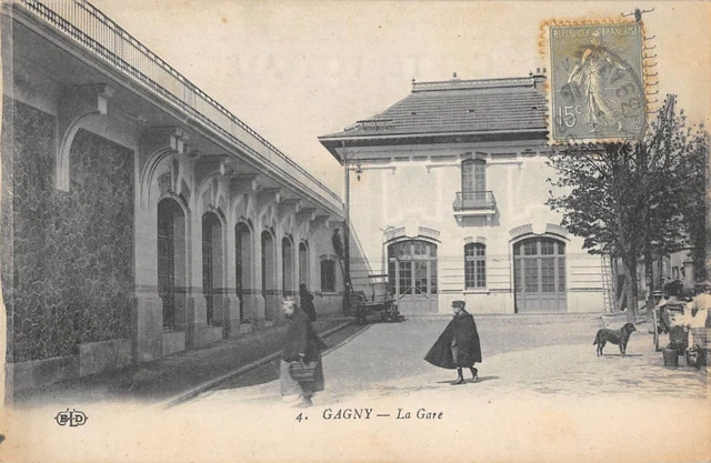 Carte Postale Ancienne CPA 93 Gagny Rue De Montfermeil - Années 1900, Scène De Vie