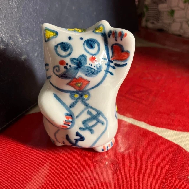 Hasami ware 1 original beckoning cat good luck goods popular gift from japan
