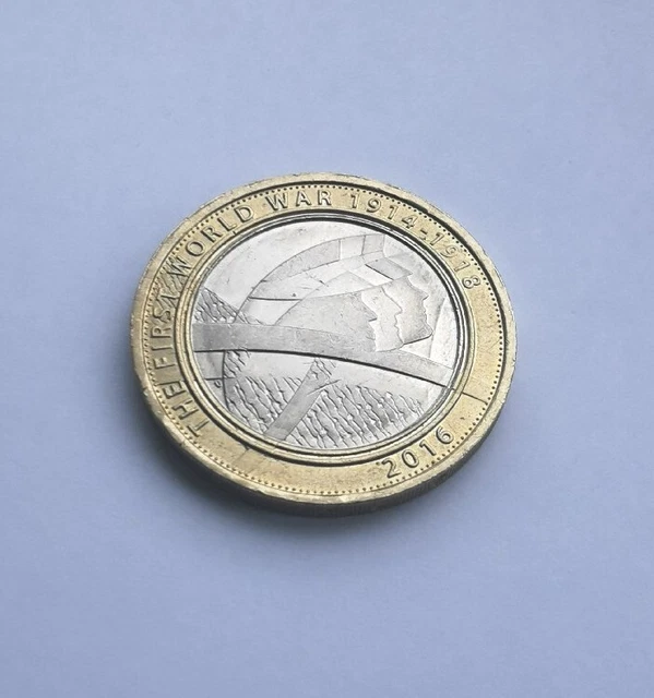 THE FIRST WORLD War WW1 2 Pound Coin 2016 VERY RARE £2 £5.00 PicClick UK