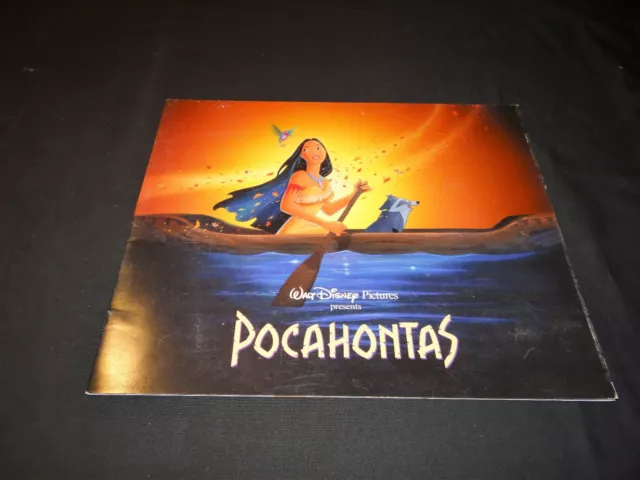 POCAHONTAS dossier presse  GEANT cinema animation walt disney