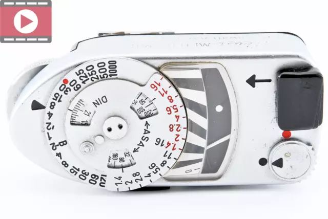 Leica Light MR Meter MR-4 MR4 Silver for M2 M3 M4 From JAPAN[Near MINT] #267