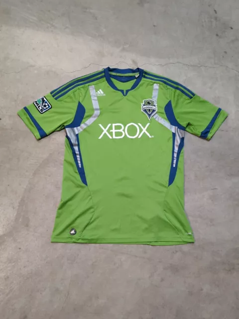 Seattle Sounders 2010 Home Jersey Green MLS Soccer Jersey Adult L Xbox