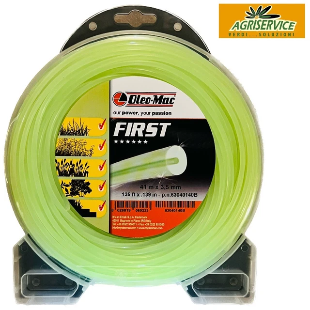 Filo Da Decespugliatore Titanium PROFESSIONALE - 3,0 Mm X 56 Mt - Per EMAK, EFCO, OLEOMAC - Massima Resistenza - Foto 7