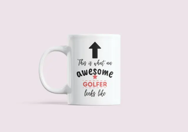 This Is What An Awesome Golfista Looks / Tazza da golf divertente, giocatore di golf