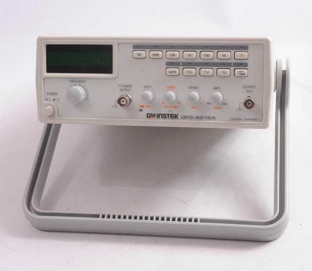 INSTEK GFG8216A FUNCTION Generator with 6 Digit LED Display 0.3Hz 3