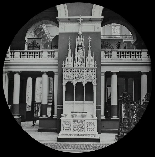 Magic Lantern Slide KENSINGTON ART MUSEUM NO24 C1888 PHOTO V&A VICTORIA & ALBERT