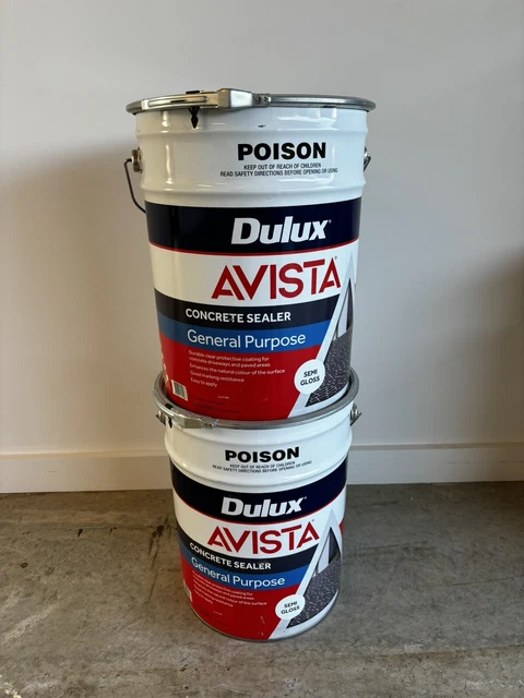 DULUX AVISTA CONCRETE Sealer General Purpose Semi Gloss 20 Litre $210. ...