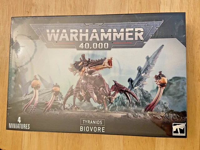 ATELIER JEUX TYRANIDS Biovore / Pyrovore Warhammer 40k neuf dans sa ...