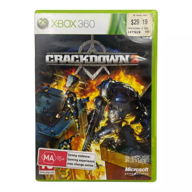 Crackdown 2 *Complete* Microsoft Xbox 360 PAL