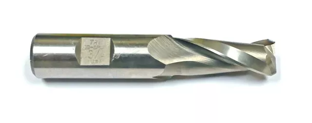 .660" 2-Flute HSS CC Plunge Cut End Mill with 30 Degree Angle MF420012712