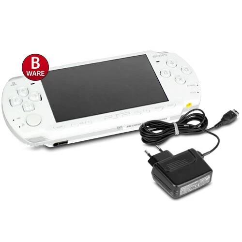 Psp 2004 Slim&lite Console En Blanc/Blanc # 21B +Câble Du Chargeur