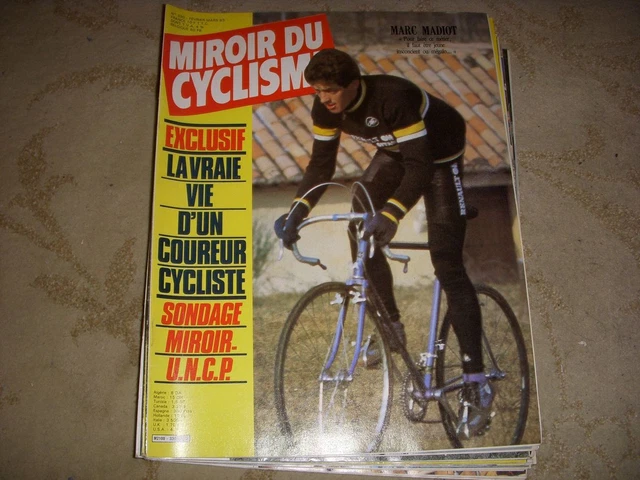 Miroir Du Cyclisme N°404 – Mars 1988 : Bernard, Mottet – État Correct Sans Poster