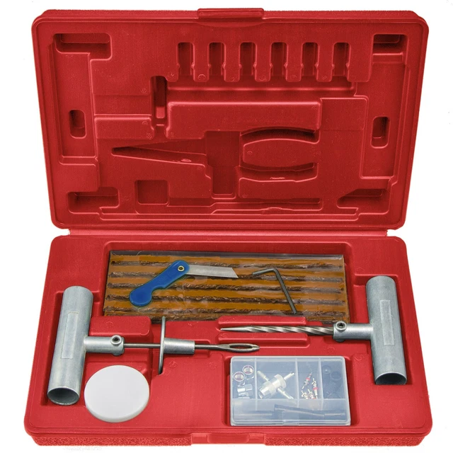 MIKONI 6-tlg. Reifen-Reparatur-Set Flicken Satz Auto Reifen
