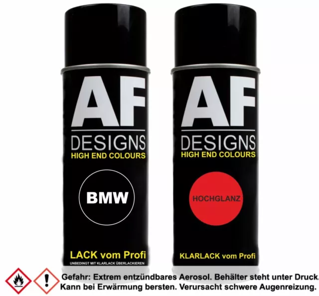 FÜR BMW 317 ORIENTBLAU Metallic Autolack Spraydose Klarlack Set Sprühdose Basisl