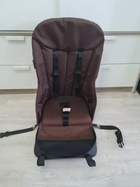 Bugaboo cameleon 1 & 2 brown seat fabric with shoulder straps