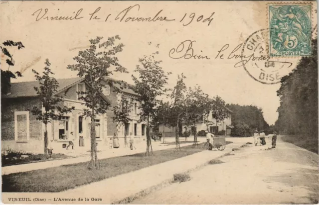 CPA VINEUIL - L Avenue de la Gare (130007)