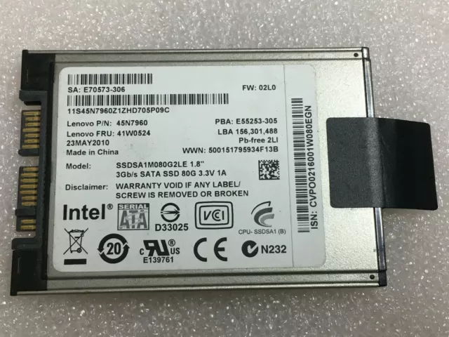 128gb micro sata SSD FLASH Replace Toshiba MK1229GSGF 120GB Hard Disk Drive  HDD