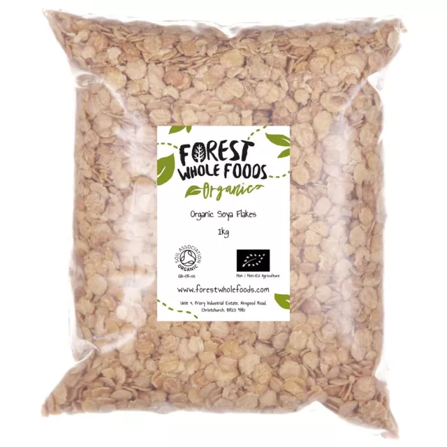 Organic Soya Flakes - Forest Whole Foods