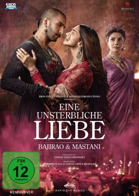 BAJIRAO MASTANI / EINE UNSTERBLICHE LIEBE - Bollywood DVD - Deepika & Ranveer