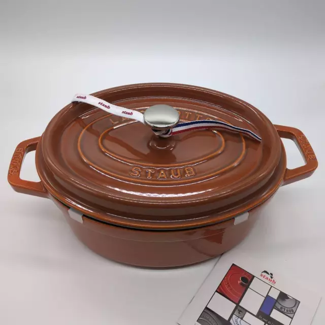 Staub Cocotte ovalado 27 cm canela súper rara Nuevo Japón