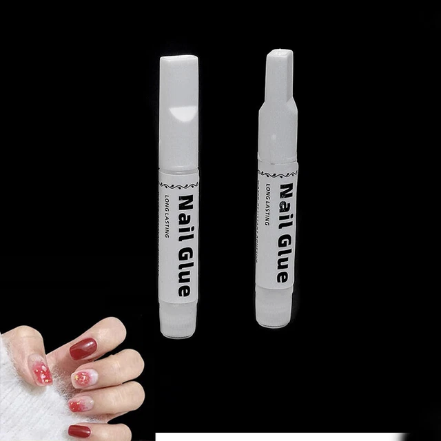 10 piezas/juego de 2 g mini pegamento profesional de belleza acrílico puntas de uñas falsas*jy