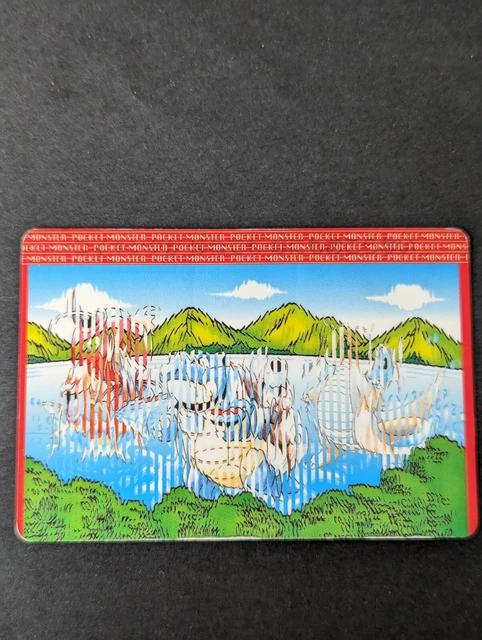 Pokemon Bandai Yummy Mate Card Rare 1997 Non Holo Magikarp Blastoise Dragonite