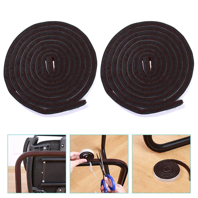 2 piezas almohadillas protectoras de piso silla alfombra de piso de fieltro silla arco