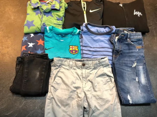 Pacchetto di abiti da ragazzo 9-10 anni NEXT, Nike Dry-Fit, Hype Felpa con cappuccio e altro