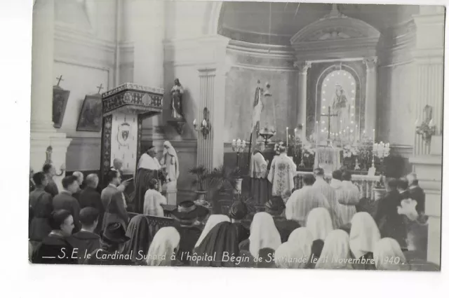 94 Holy Mande Cardinal Sunard A L Hospital Begin November 11, 1940 Photo Card