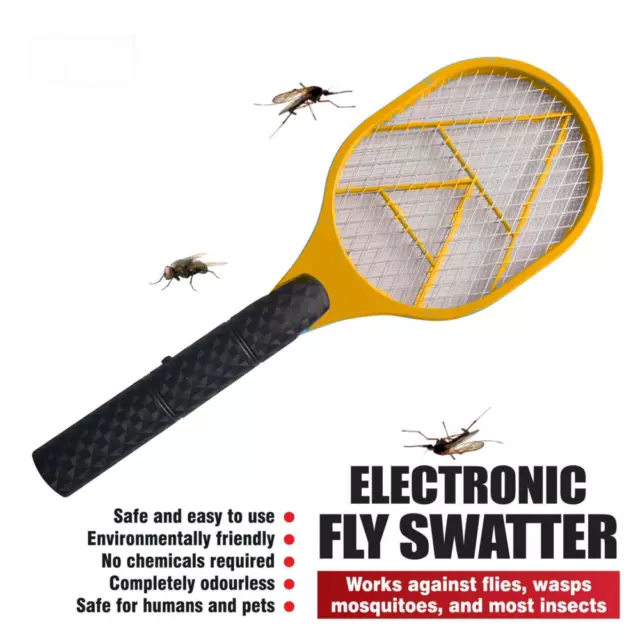 Electric Fly Insect Zapper Bug  Mosquito Killer Wasp Trap Bat Three Layer Safety