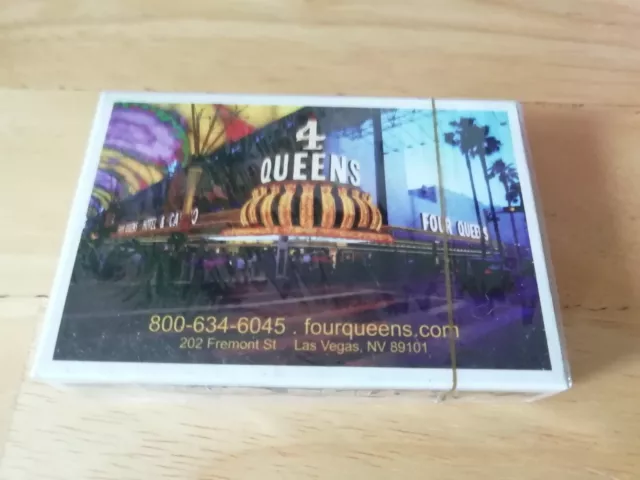 (4) Four Queens Hotel And Casino - Las Vegas - Playing Cards - Deck - New Sealed