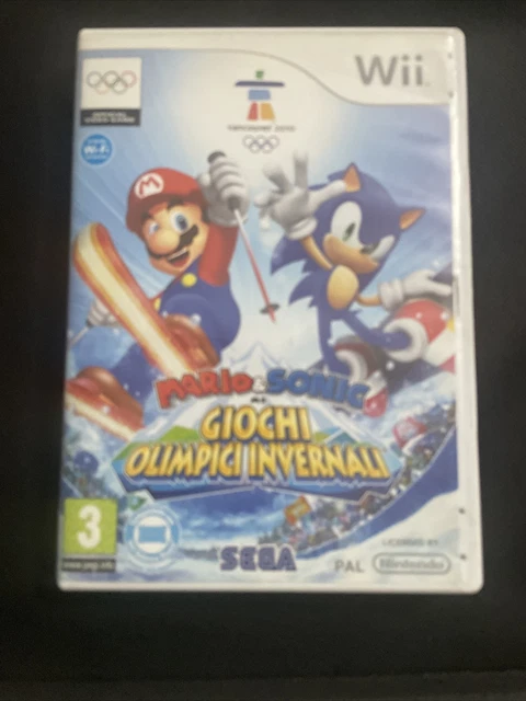 MARIO e SONIC AI GIOCHI OLIMPICI INVERNALI GIOCO NINTENDO WII PAL ITALIANO