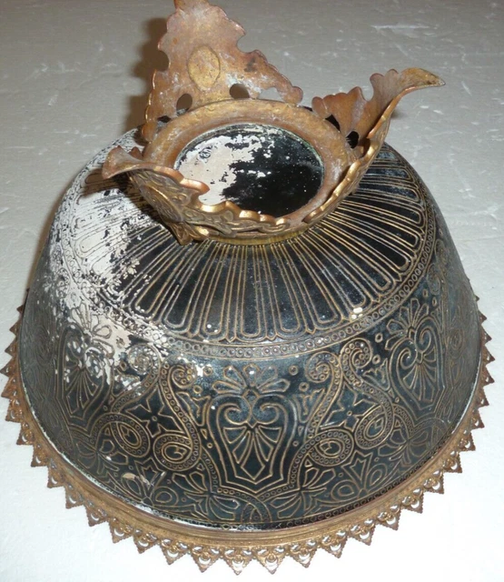 Bol à Bijoux Oriental Marrakech En Laiton Doré 12cm - Organiseur Coiffeuse Fait Main