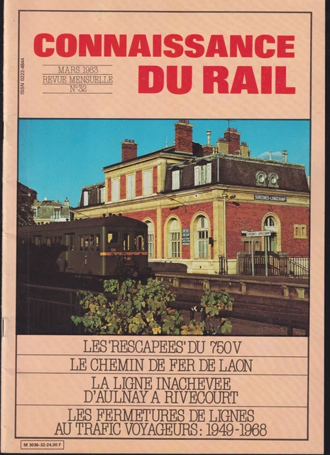 Revue Connaissance Du Rail N°152 - Etoile De Fougères Guyane - Occasion - Collection Ferroviaire