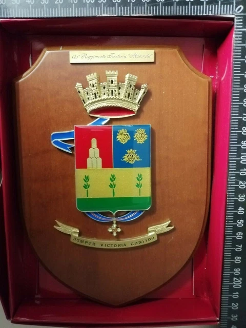 CREST FANTERIA 121° Reggimento Macerata Anni 7080 Rarita'!!! EUR 35,00
