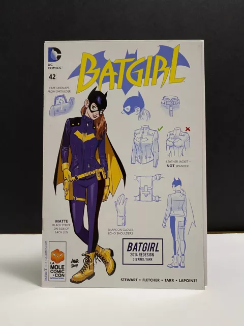 Batgirl #42 La Mole Babs Tarr Variant Design Ltd 1,500 NM Low Print New Costume