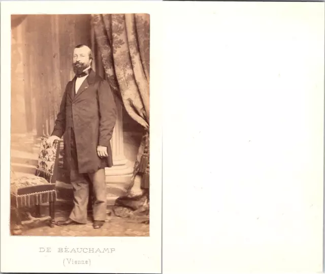 CDV Louis-Evariste marquis de Beauchamp, homme politique, député de la Vienne, c