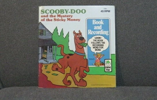 VINTAGE SCOOBY-DOO AND the Mystery of the Sticky Money 45 rpm Book ...