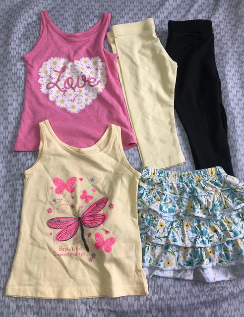 Girls Summer clothes bundle age 2-3 years Vests/leggings/skirt